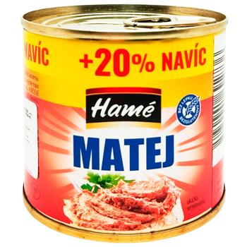 Паштет Hame Матей пікантний 228г - купити, ціни на Cупермаркет "Харків" - фото 1