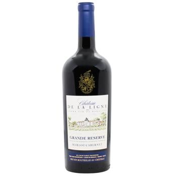 Chateau de la Ligne Grand Reserve Red Dry Wine 14.5% 0.75l - buy, prices for WINETIME - photo 1