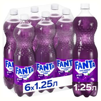 Напиток газированный Fanta Виноград без сахара 1,25л