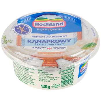 Hochland Kanapkowy Cream Cheese 130g - buy, prices for COSMOS - photo 1