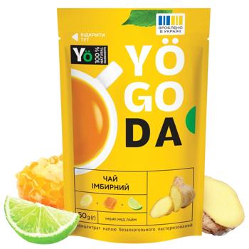 Концентрат напою Yogoda Чай імбирний 50г - купити, ціни на NOVUS - фото 1