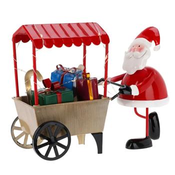 Фигурка декоративная Koopman с тачкой 245x85x200мм - купить, цены на - фото 2