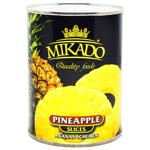 Pineapple slices Mikado in syrup 565g Thailand