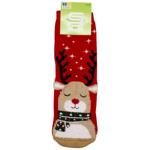 Premier Socks Fluffy Yarn Patterned Children's Terry Socks s.20-22, 22-24 Red