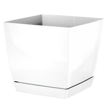 Prosperplast Coubi Flower Pot 10cm White - buy, prices for COSMOS - photo 1