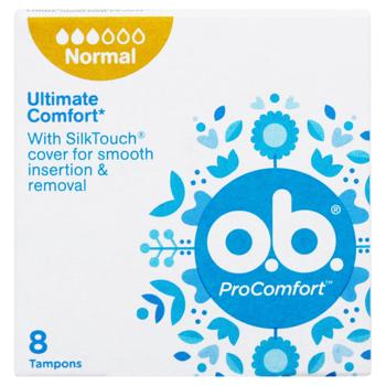 O.B.® Pro Comfort Normal Tampons 8pcs - buy, prices for COSMOS - photo 3