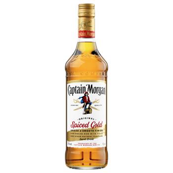 Ром Captain Morgan Spiced Gold 35% 1л - купить, цены на Таврия В - фото 1
