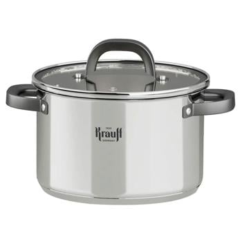 Кастрюля Krauff с крышкой 3,8л - купить, цены на ULTRAMARKET - фото 2