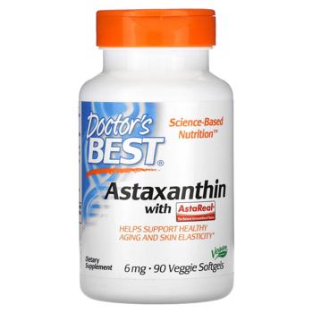 Doctor's Best Astaxanthin with AstaReal 6mg 90 softgels