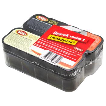 Набор Vilo спонж большой с кремом-блеском для обуви черный и бесцветный - купить, цены на ULTRAMARKET - фото 2