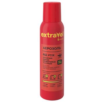 Extravel Superior All Flying Blood-Sucking Insect and Ticks Aerosol 100ml - buy, prices for Auchan - photo 1