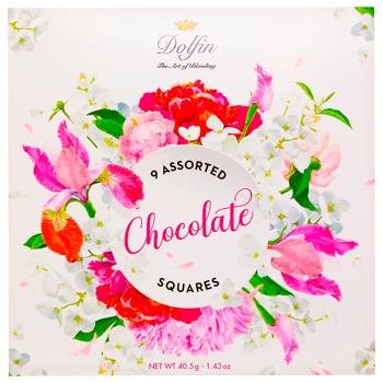 Цукерки Dolfin Flowers шоколадні асорті 40г