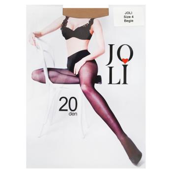 Колготы женские Joli 20 Den р.4 бежевый