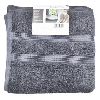 Tarrington House Gray Terry Towel 50x90cm - buy, prices for METRO - photo 1