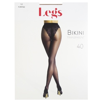 Legs Women's Tights 263 Bikini 40 den Almond 1/2 - buy, prices for ULTRAMARKET - photo 1