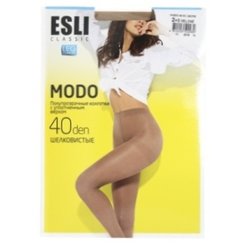 Колготки Esli жіночі E Modo 40den New р.2 Melone - купити, ціни на ЕКО Маркет - фото 2