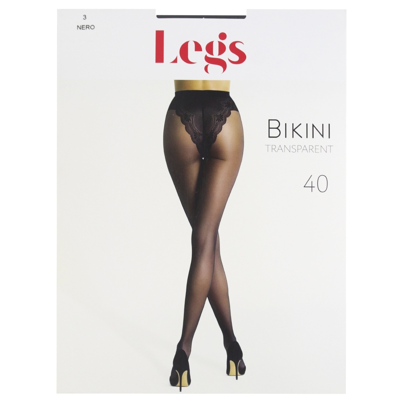 

Колготки женские Legs 263 Bikini 40 den Nero 3