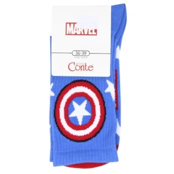 Conte Marvel Women's Socks 19C-116SPM s.23-25 177 blue - buy, prices for NOVUS - photo 1