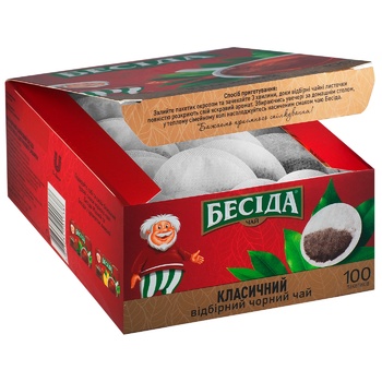 Tea Beseda 100pcs 170g - buy, prices for ULTRAMARKET - photo 5