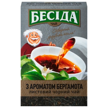 Besida Black Tea with Aroma of Bergamot 80g - buy, prices for Auchan - photo 2