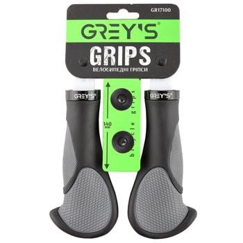 Grey's Ergonomic Bicycle Grips 2pcs 140mm