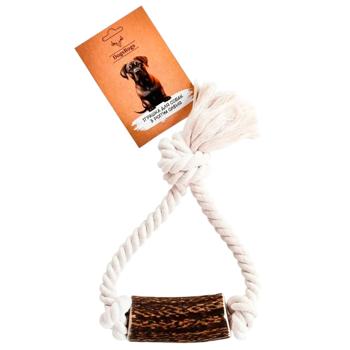 DogsRogs CorsoM+ Deer Antler and Cotton Rope Toy 25cm - buy, prices for MasterZoo - photo 1