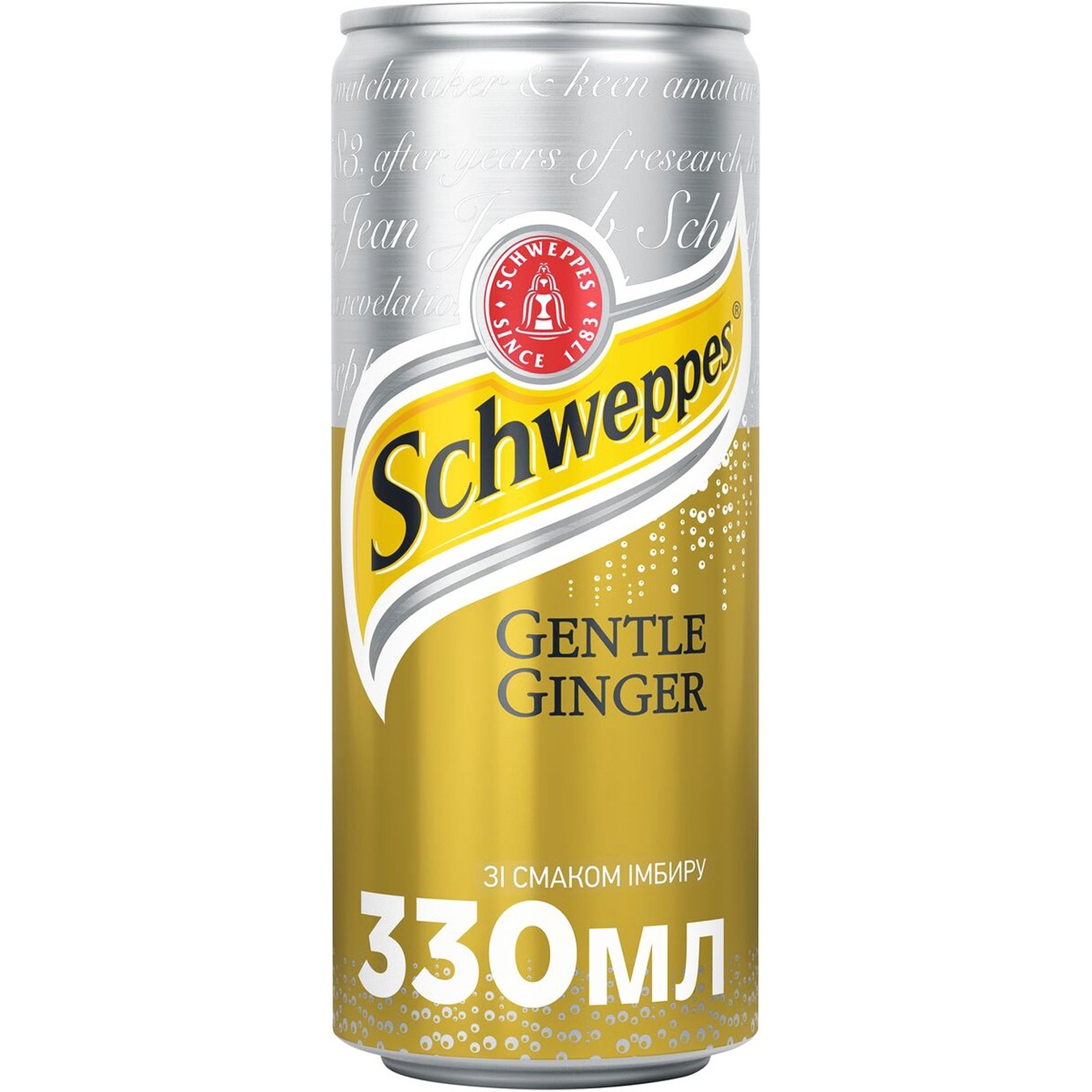 

Напиток газированный Schweppes Gentle Ginger со вкусом имбиря 0,33л