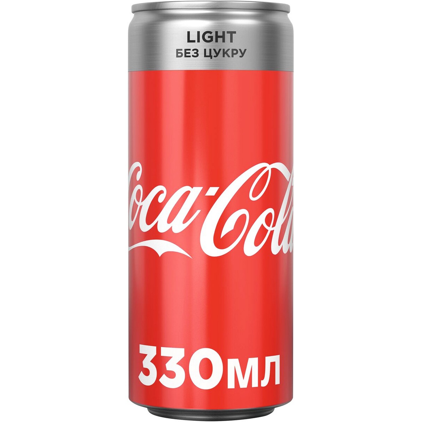 

Напиток Coca-Cola Light безалкогольный сильногазированный низкокалорийный ж/б 330мл