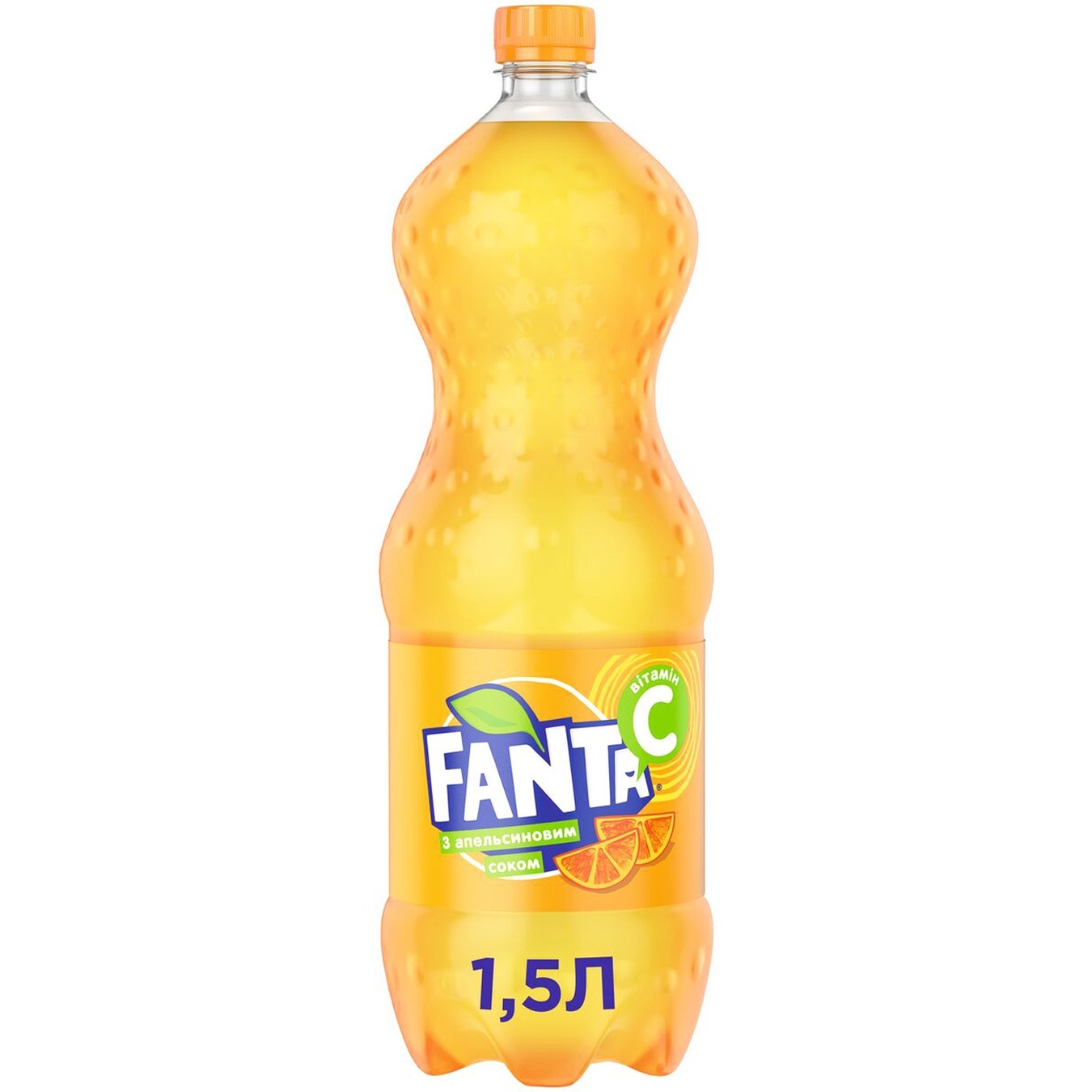 

Напиток газированный Fanta Апельсин сокосодержащий 1,5л