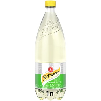 Напій Schweppes Classic Mojito безалкогольний соковмісний сильногазований 1л - купити, ціни на - фото 1