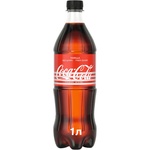 Coca-Cola Zero Vanilla Drink Non-Alcoholic Highly Carbonated Low Calorie 1l