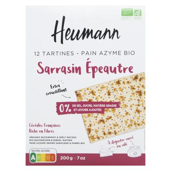 Heumann Organic Buckwheat Matzah with Spelled 200g - buy, prices for WINETIME - photo 2