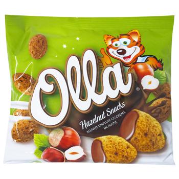 Снек Olla Хрусткі кульки з кремом з лісового горіха 100г - купити, ціни на КОСМОС - фото 1
