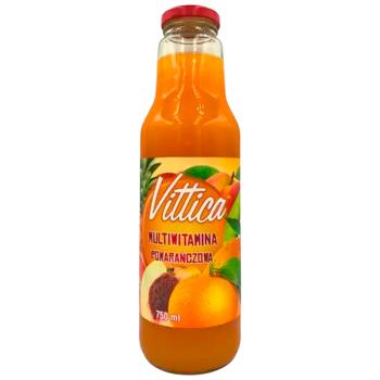 Сік Vittica мультивітамін апельсиновий 0,75л - купити, ціни на Grono - фото 1