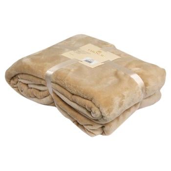 Plaid Yaroslav beige fleece 200х145cm Ukraine - buy, prices for MegaMarket - photo 2