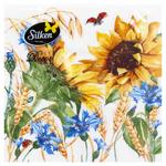 Silken Sunflower and Ladybug 3-Ply Table Napkins 18pcs 33*33cm