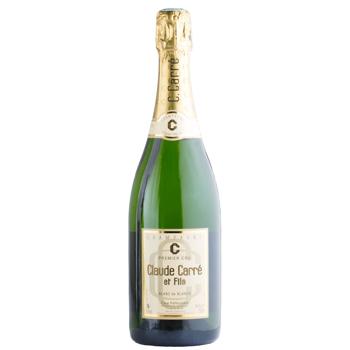 Шампанське Claude Carre et Fils Premier Cru Blancs de Blancs біле брют 12% 0,75л
