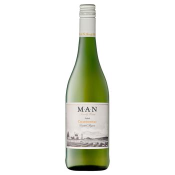 Man Chardonnay Padstal White Dry Wine 0.75l - buy, prices for ULTRAMARKET - photo 1