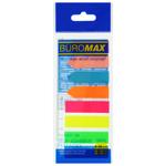 Закладки Buromax Neon пластиковые с клейким слоем 45x12мм 8 цветов по 25 листов