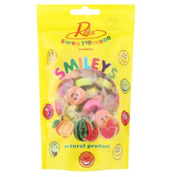Roks Micro-Smilies Caramel Lollipop 120g - buy, prices for NOVUS - photo 1