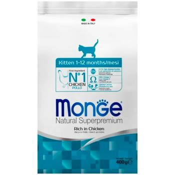 Monge Kitten Dry Food with Chicken for Kitten 400g - buy, prices for MasterZoo - photo 1