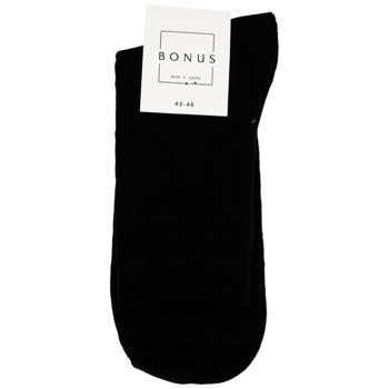 Bonus Men's Winter Terry Socks 2544 s.27-29 Black
