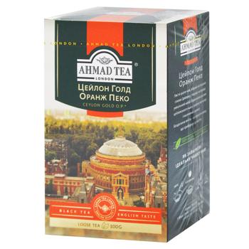 Ahmad Tea Ceylon Orange Pekoe Gold Black Tea 100g - buy, prices for COSMOS - photo 1