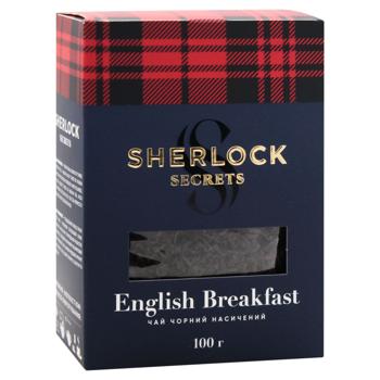 Чай чорний Sherlock Secrets English Breakfast листовий 100г - купити, ціни на - фото 2