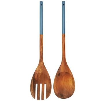 Actuel Acacia Set Spoon and Fork for Salad - buy, prices for Auchan - photo 1