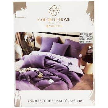 Комплект постільної білизни Colorful Home фланель в асортименті - купити, ціни на Восторг - фото 8