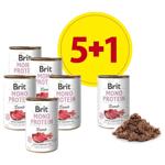 Brit Care Mono Protein набір вологого корму для собак 5+1 шт х 400 г - ягня