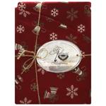 Provence Bells on Red Tablecloth 180cm