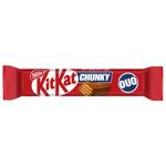 Батончик NESTLÉ® KITKAT® Chunky Duo в молочному шоколаді 1+1 64г