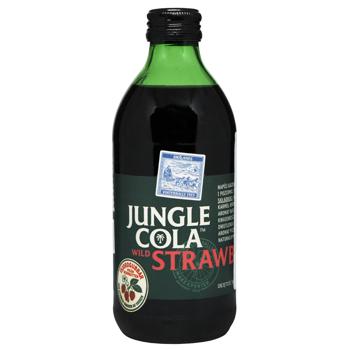 Напій газований Jungle Cola Дика полуниця 0,33л - купити, ціни на КОСМОС - фото 1